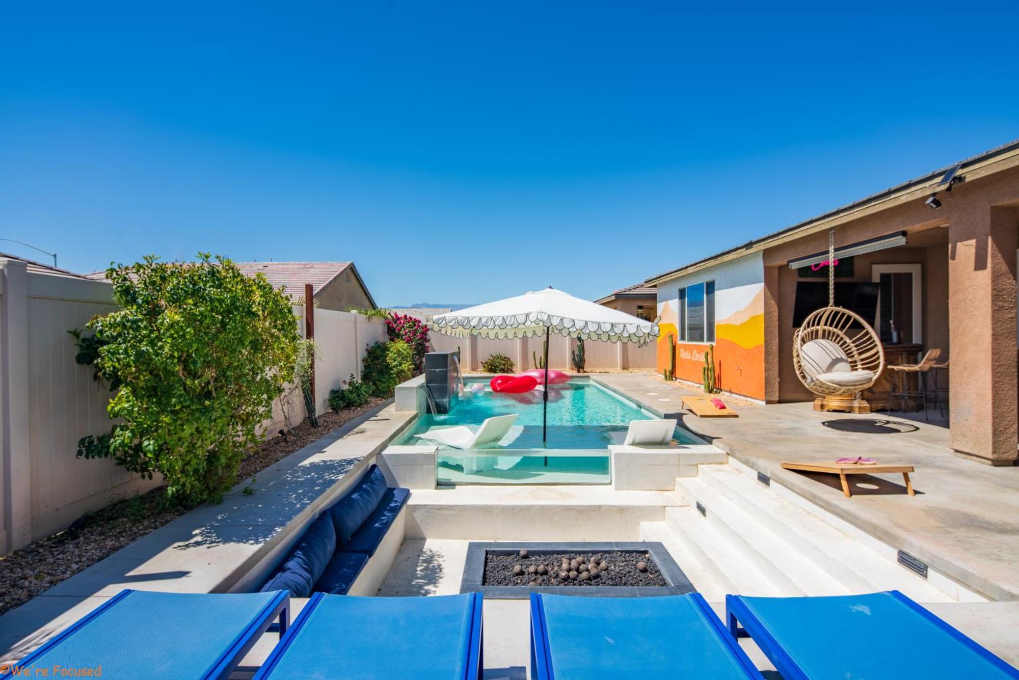 5Br3B Pool, 2Mi To Fstvals, Ev Chrgr, Gym, Games Villa Indio Exterior photo
