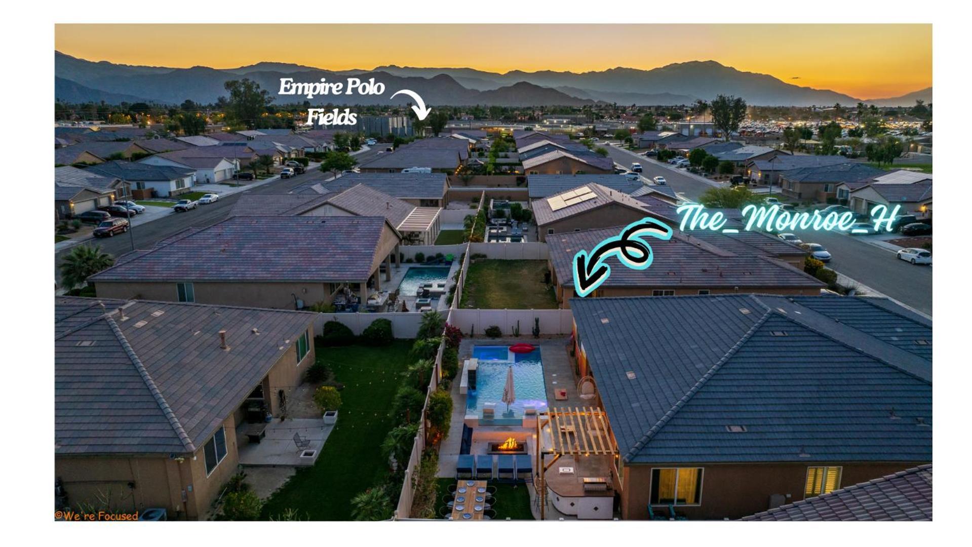 5Br3B Pool, 2Mi To Fstvals, Ev Chrgr, Gym, Games Villa Indio Exterior photo